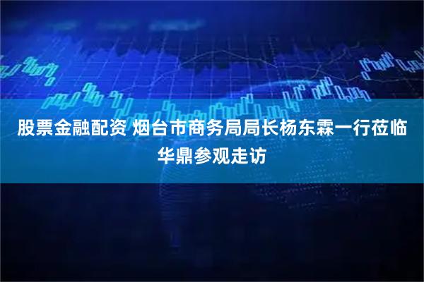 股票金融配资 烟台市商务局局长杨东霖一行莅临华鼎参观走访